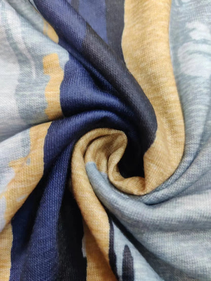 Big Size Women's Long Sleeve Casual Printed T-Shirt